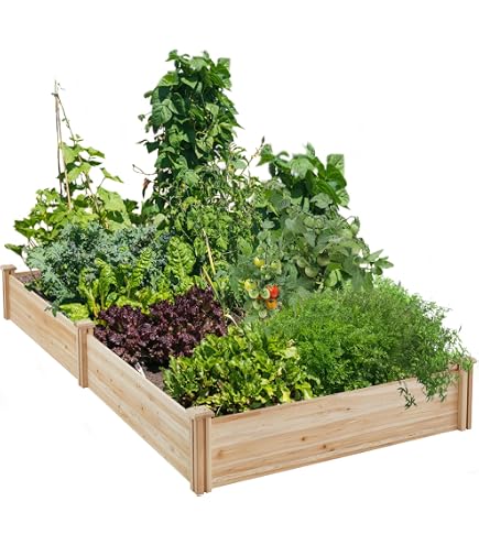 Amazon.com: Infinite Cedar Premium Cedar Raised Garden Bed - 1